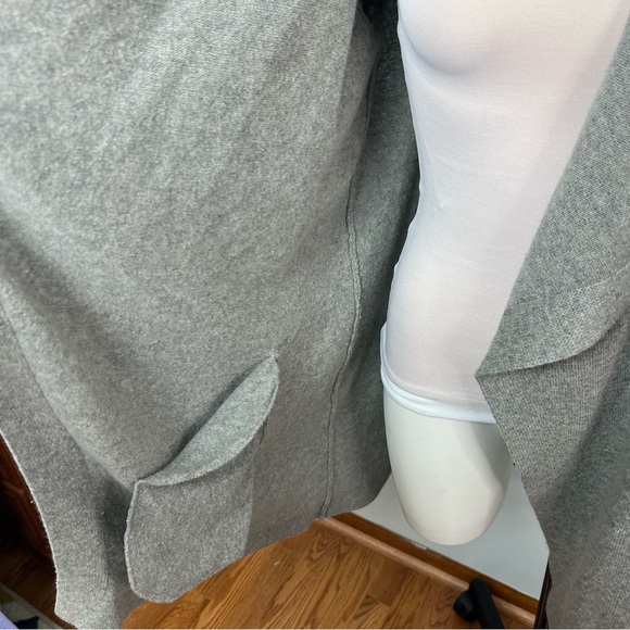 Ag Adriano Goldschmied Gray Wool / Cashmere Waterfall Cardigan Sweater - Size XS - Picture 6 of 12